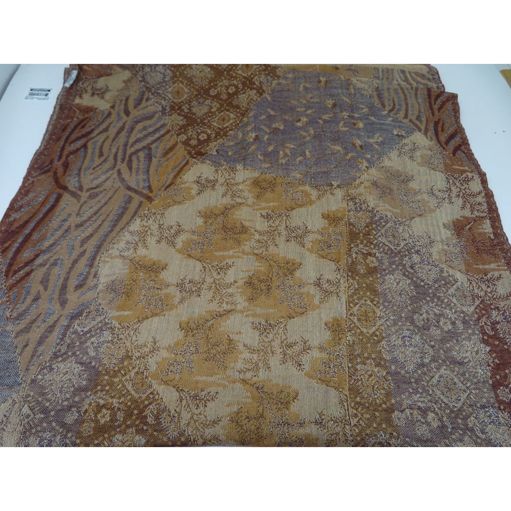 Eyeful 22" x 82" Scarf Vintage 100% Pure Marino Wool Fringe